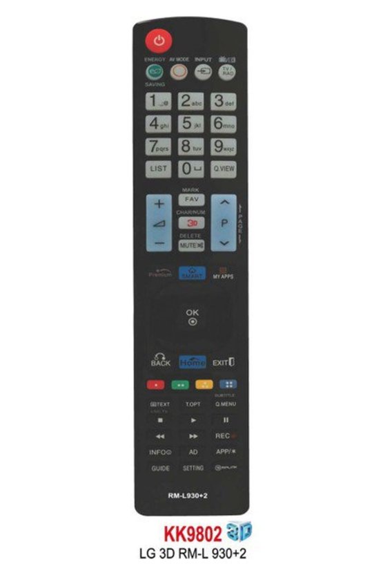 3D Rm-L 930+2 LCD Tv Kumanda