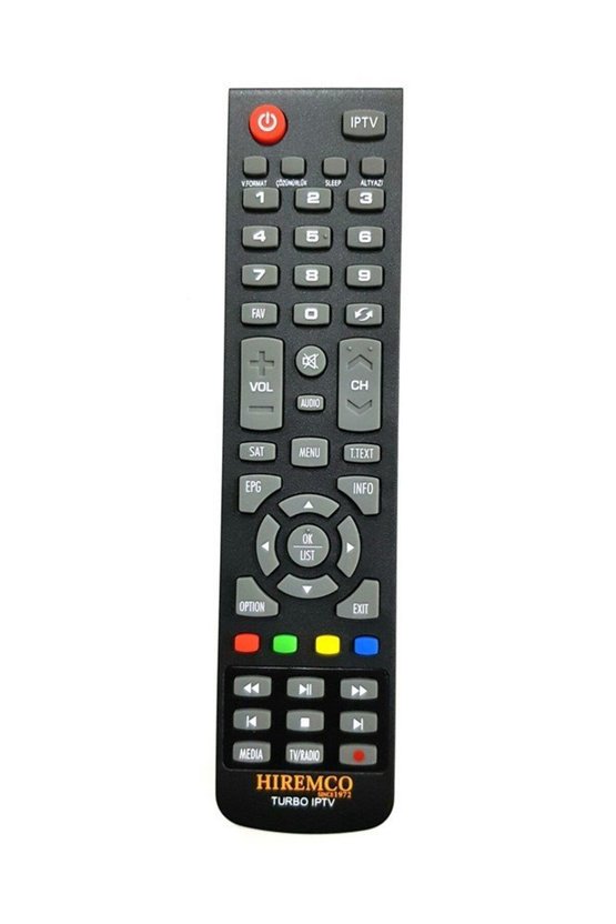 GT Turbo IPTV Plus HD Orjinal Kumanda