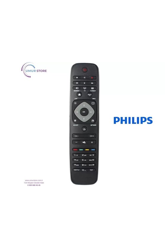 Philips İle Uyumlu 32PFL3207H12 Led Televizyon Kumandası