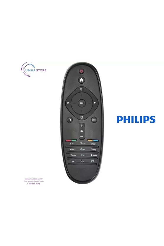 Philips İle Uyumlu 40PFL7605H12 Led Televizyon Kumandası