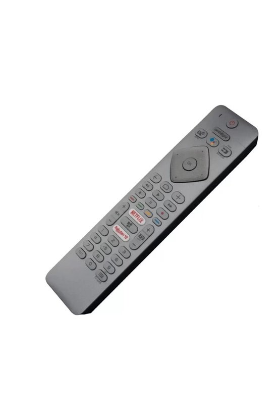 Philips İle Uyumlu Model 65PUS730412 Mikrofonlu Smart TV Kumanda-Gri