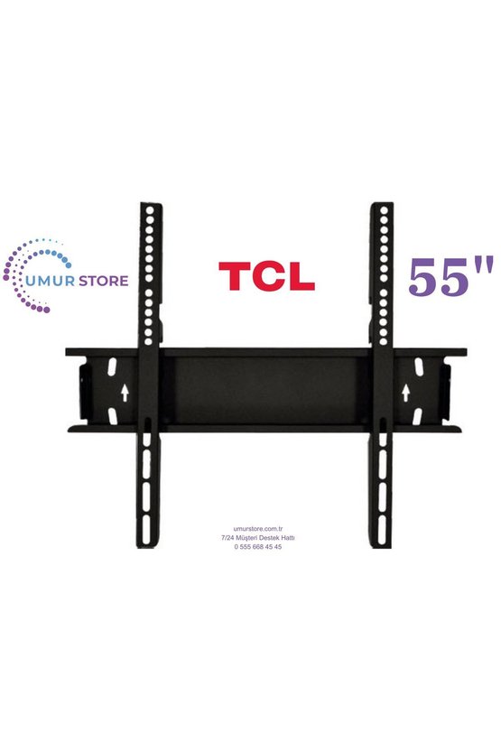 TCL 55T7B 55 139 Ekran Uyumlu Lcd Led TV Sabit Duvar Askı Aparatı