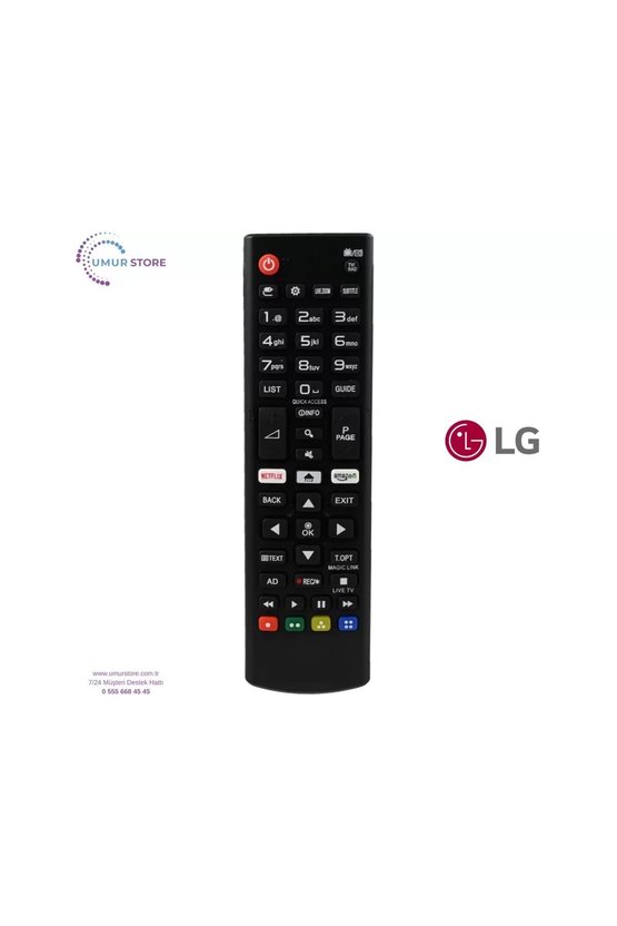 LG İle Uyumlu AKB75095312 Televizyon Kumandası