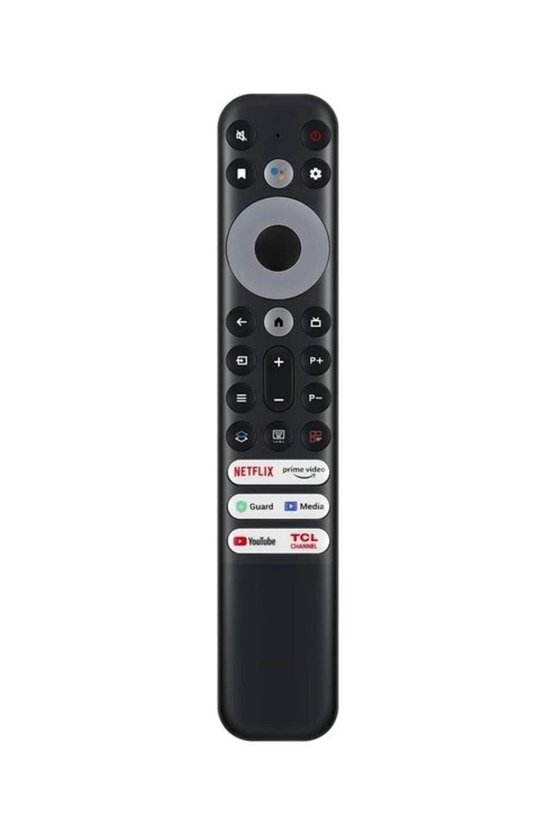Tcl 55C725 İle Uyumlu Mikrofonlu Smart Tv Kumanda