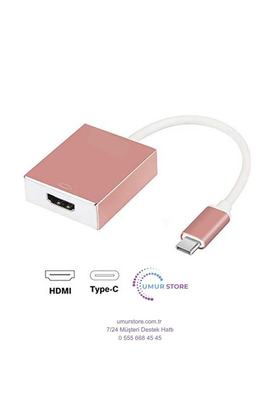 Type-C To HDMI 4K Dönüştürücü Adaptör USB 3.1 10 Gbps
