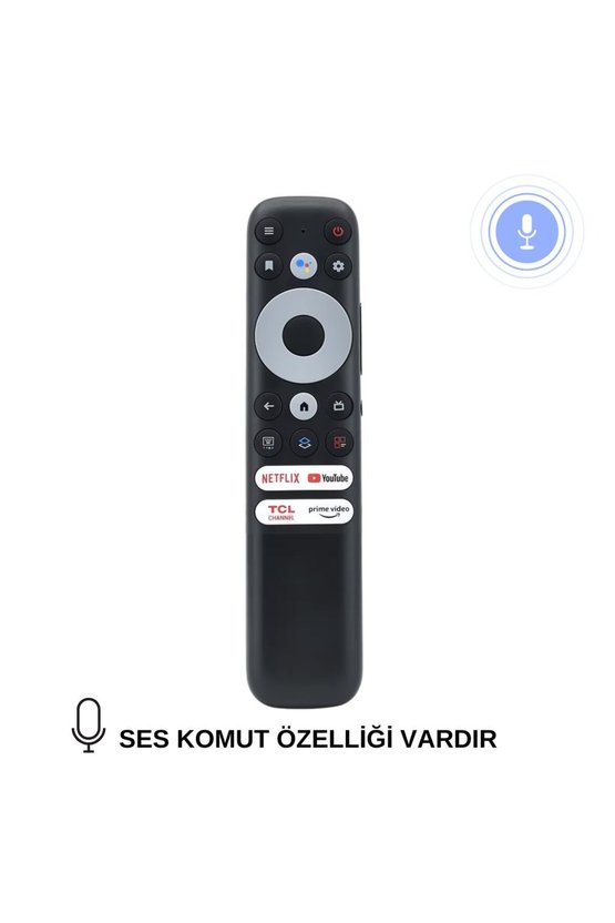 TCL Android Led Tv Kumanda Ses Komutlu RC902N FMR1 Kumanda