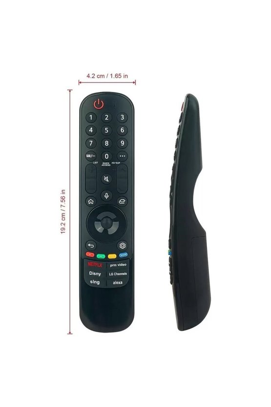 LG İle Uyumlu Model OLED77C14LB Mikrofonlu Smart Tv Kumanda