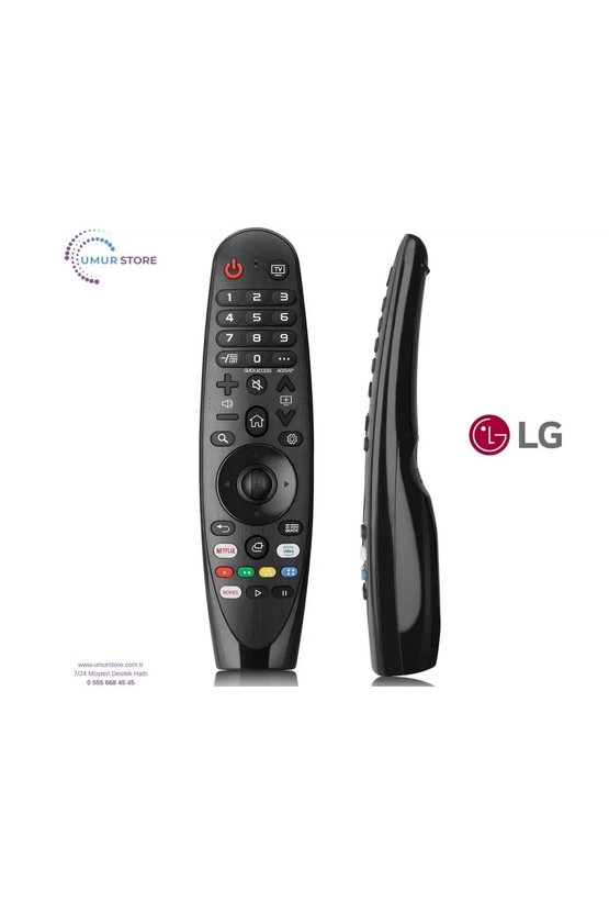 LG İle Uyumlu AKB75855501AN-MR20GA Tv Mikrofonlu Kumanda