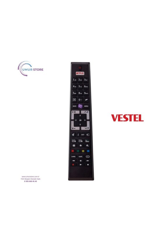Vestel İle Uyumlu Rca-4995 Smart Led Tv Kumandası