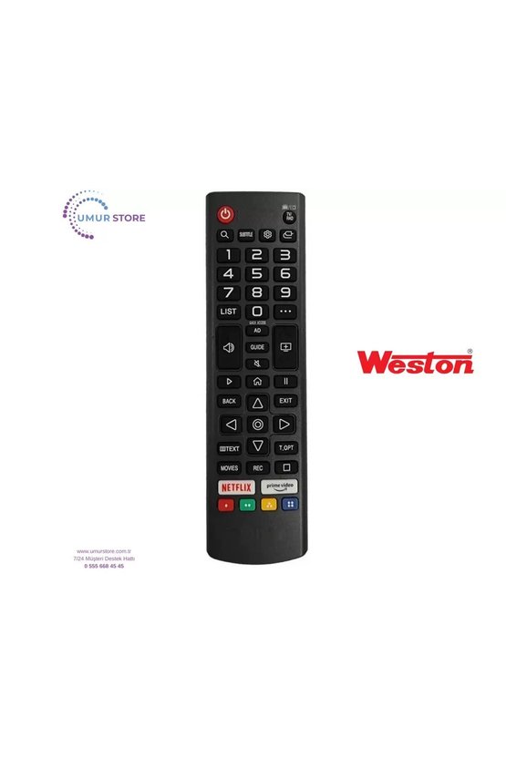 Weston İle Uyumlu Webos Tv Kumanda-Mikrofonsuz