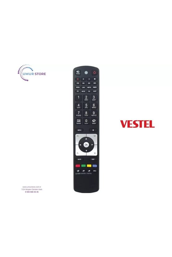 VESTEL İle Uyumlu SATELLITE 39PF5025 39LED TV Kumandası