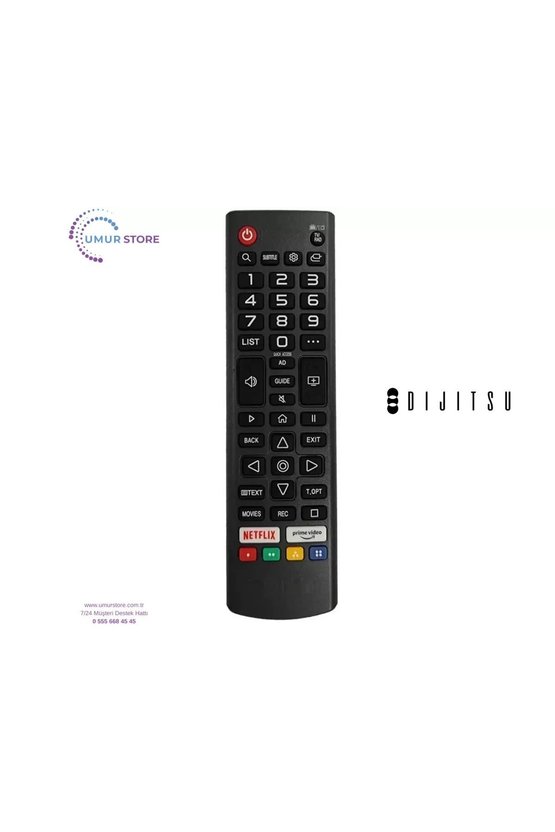 Dijitsu İle Uyumlu Webos Tv Kumanda-Mikrofonsuz