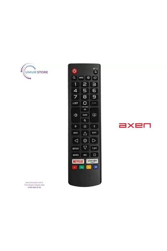 Axen İle Uyumlu Webos Tv Kumanda-Mikrofonsuz