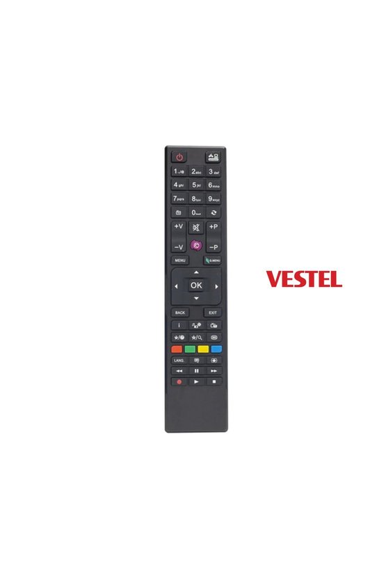 Vestel İle Uyumlu Mor Tuşlu Lcd Led Televizyon Kumandası