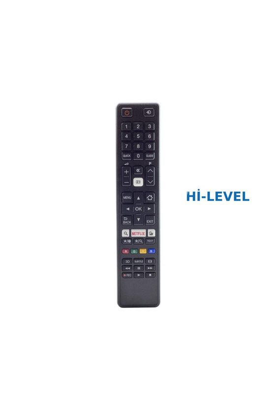 Hi Level İle Uyumlu Lcd Led Netflix Youtube Prime Video Tuşlu Televizyon Kumandası