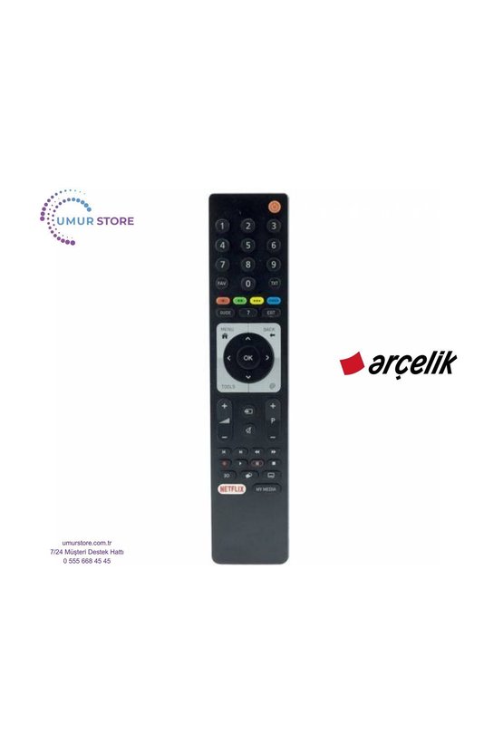 Arçelik İle Uyumlu A32l-6652-5w Smart Led TV Kumandası