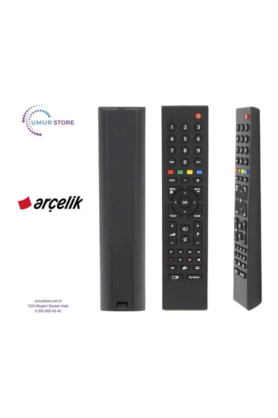 Arçelik İle Uyumlu A32L 6652 5B Led Tv Kumandası