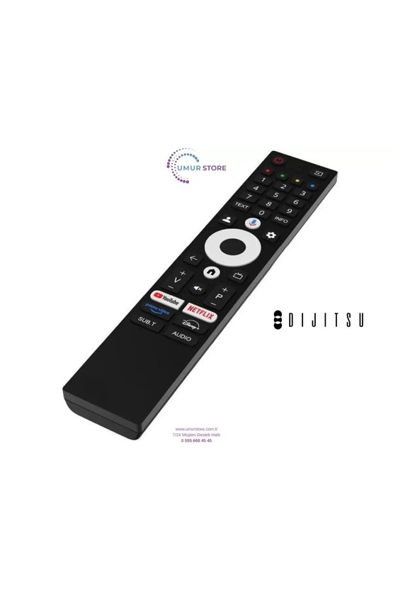 Dijitsu İle Uyumlu Model 50dg27000 Mikrofonlu Google Smart Tv Kumanda