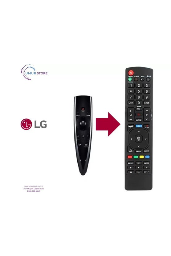 LG İle Uyumlu AN MR300 Magic Motion - Yedek Kumanda