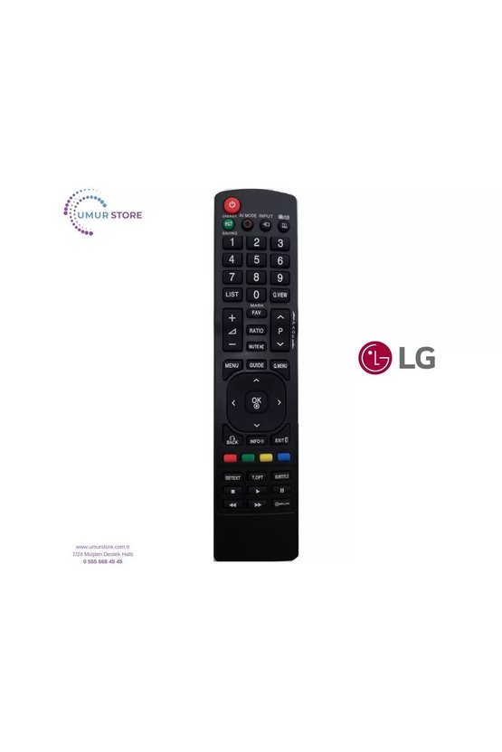 LG İle Uyumlu Çocuk Televizyon Kumandası