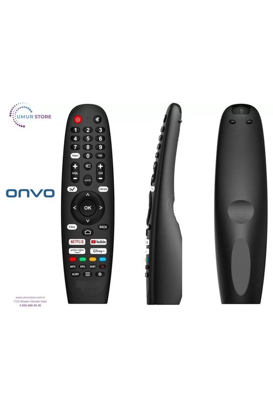 Onvo İle Uyumlu Model 43VL80F3FA Smart Led Tv Kumanda