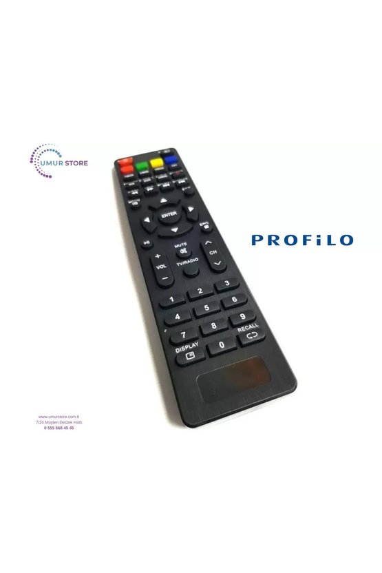 Profilo İle Uyumlu Model 39PA220E Led Tv Kumandası