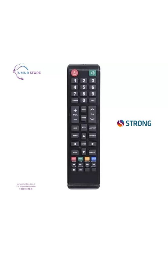 Strong İle Uyumlu Model MS24EC2000 Led Tv Kumandası