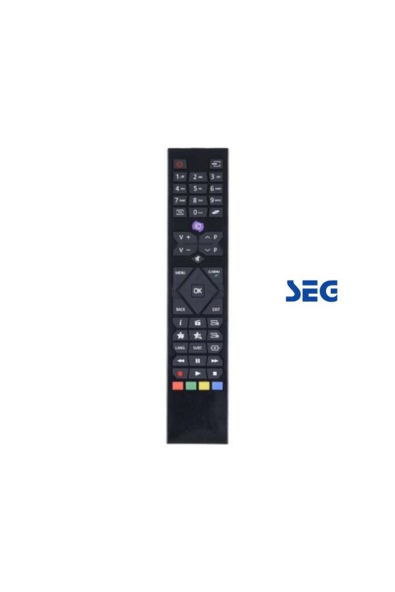 Seg İle Uyumlu Mor Tuşlu Netflix Lcd Led Televizyon Uzaktan Kumandası