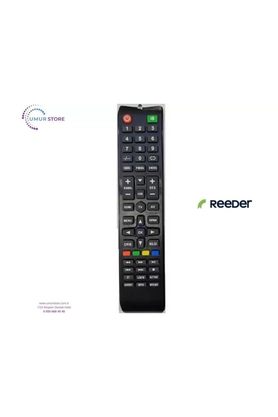 Reeder İle Uyumlu Smart Tv Kumandası