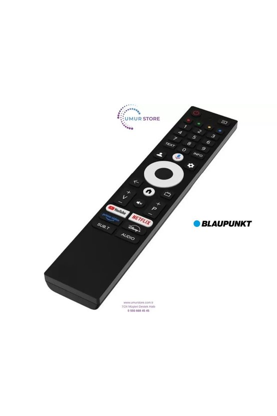 Blaupunkt İle Uyumlu Model BL50145SG Mikrofonlu Smart Tv Kumanda