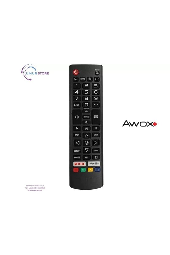 Awox İle Uyumlu Webos Tv Kumanda-Mikrofonsuz