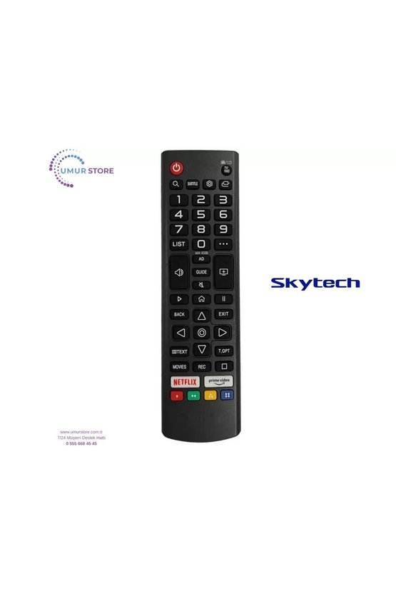 Skytech İle Uyumlu Webos Tv Kumanda-Mikrofonsuz