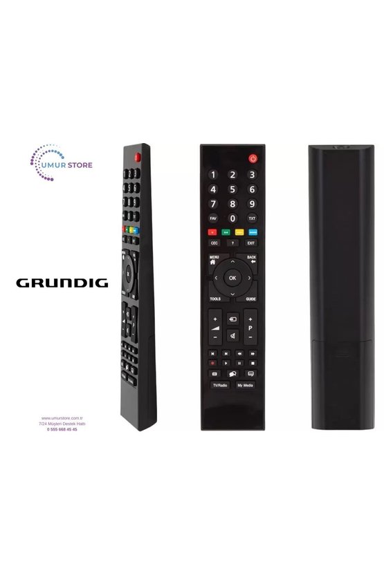 Grundig İle Uyumlu 24 GCH 5900 B Led Tv Kumandası