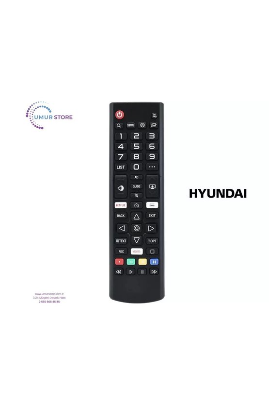 Hyundai İle Uyumlu Model 65HYN3205 Webos Tv Kumanda-Mikrofonsuz