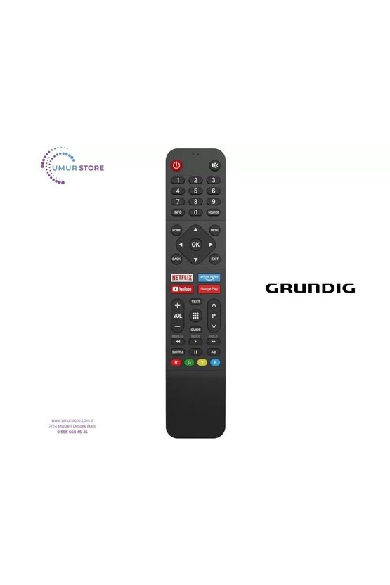 Grundig İle Uyumlu 40 GFF 6930 A Android Led Tv Kumandası