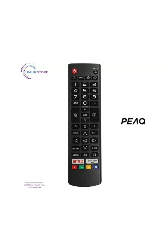 Peaq İle Uyumlu Tv Kumanda-Mikrofonsuz