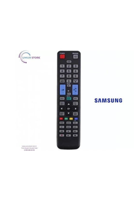 Samsung İle Uyumlu Le46c750 Plazma Lcd Tv Kumandası