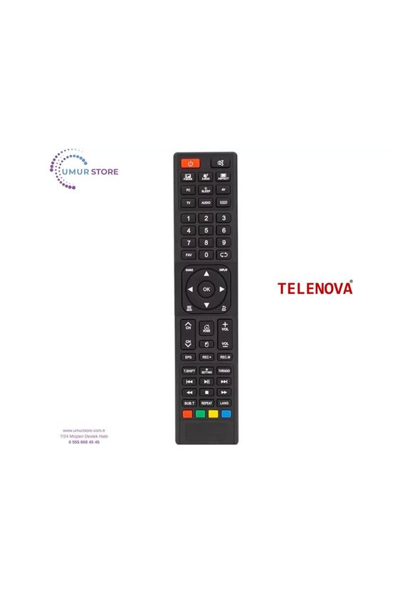 Telenova İle Uyumlu 50u9001 55u9001 58u9001 Android Led Tv Kumanda