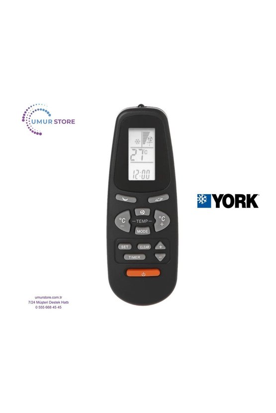 York MHH 25 B 15 Uyumlu Klima Kumandası
