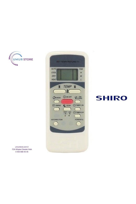 Shiro SHT-12 HR Klima Kumandası