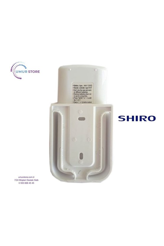 Shiro SHR-18INVDMB Klima Kumandası- Duvar Askı Aparatı Hediyeli