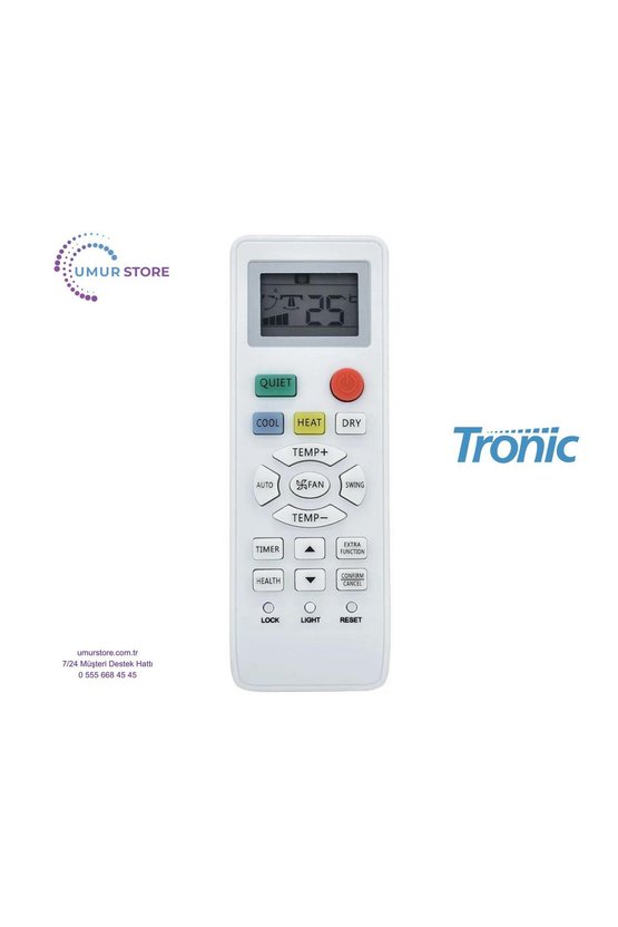 Tronic TRK12INVDMEI Uyumlu Klima Kumandası