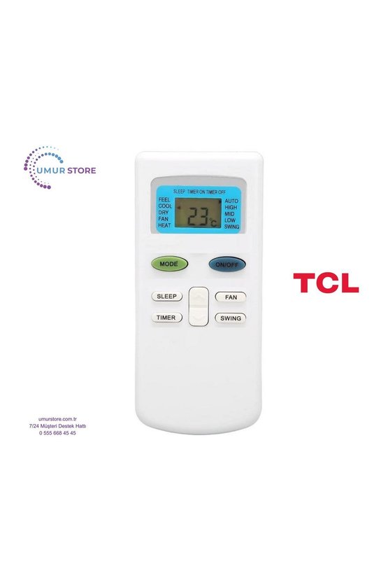 TCL TAC-12CHSDFAI Uyumlu Klima Kumandası