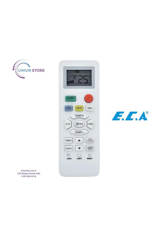 E.C.A ESA1324A100 Uyumlu Klima Kumandası