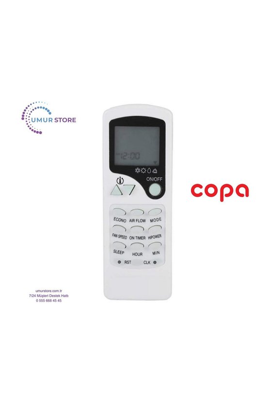 Copa Touch Line 24 Uyumlu Klima Kumandası