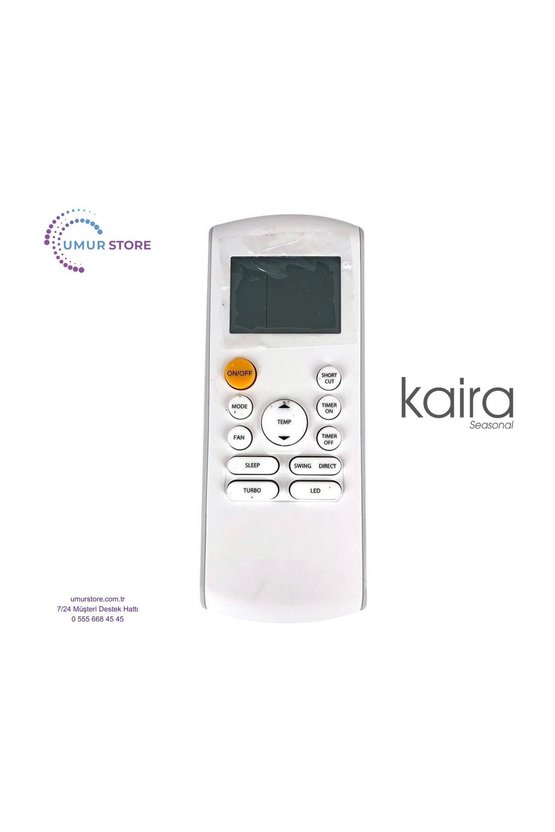Kaira RG57A16BGEF Uyumlu İnverter Klima Kumandası