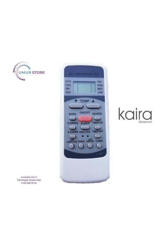 Kaira DTXR35E Klima Kumandası-Eşdeğer