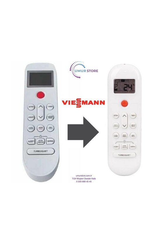 Viessmann Vitoclima 200-SHE WS2026MDH1 İnverter Klima Kumandası-Sadece Soğuk Mod