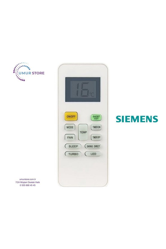 Siemens E Nr S1ZMI1862401 Uyumlu Klima Kumandası