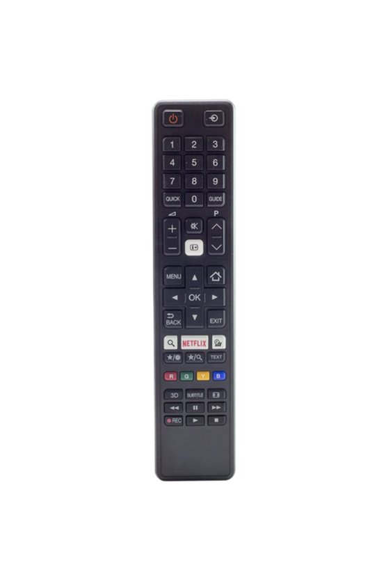 Weko Kl Toshıba Ct-8053 Netflıx Tuşlu Siyah Lcdled Tv Kumanda (ct-8053-h74856008053x)